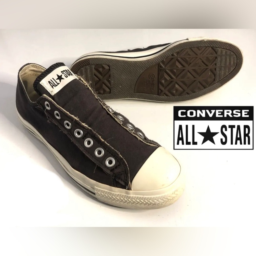 Converse Laceless All Star Slip On Chuck Taylor Shoes Men’s 8.5 Women’s 10.5